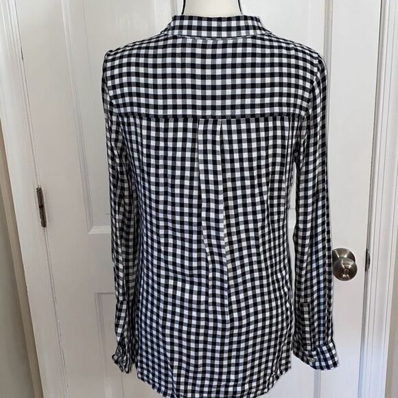 SO soft checkered button up shirt size M - Picture 7 of 10